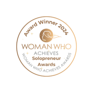 Award Winner logo - Women Who Solopreneaur